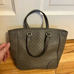 Grey Micro Small Bree Tote
